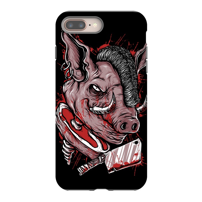 iPhone 7 plus StrongFit Pig Saw by Afif Quilimo