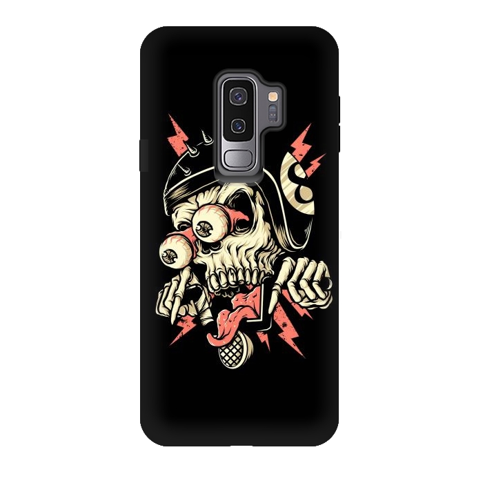 Galaxy S9 plus StrongFit Freaky Biker by Afif Quilimo