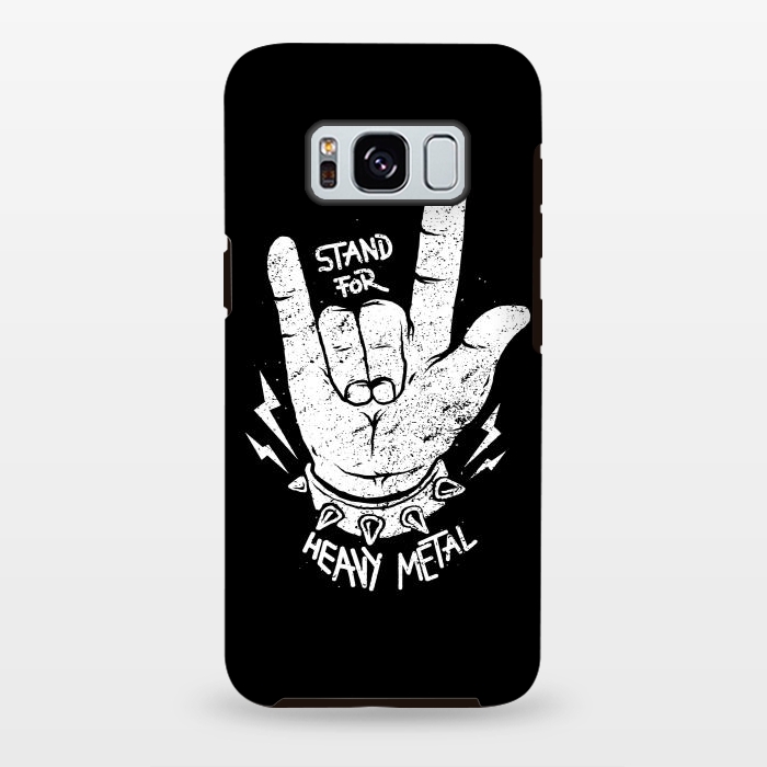Galaxy S8 plus StrongFit Stand for Heavy Metal by Afif Quilimo