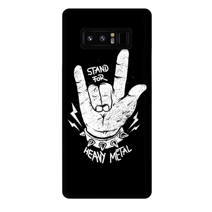 Galaxy Note 8 StrongFit Stand for Heavy Metal by Afif Quilimo