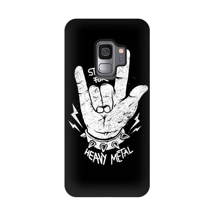 Galaxy S9 StrongFit Stand for Heavy Metal by Afif Quilimo