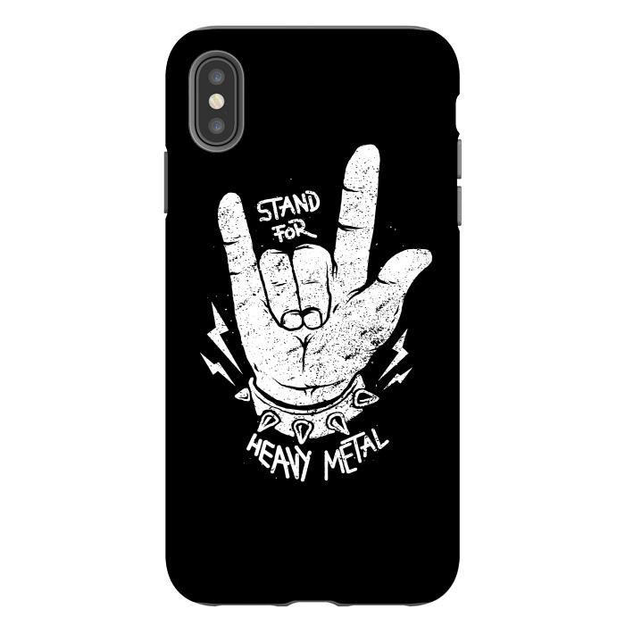 iPhone Xs Max StrongFit Stand for Heavy Metal by Afif Quilimo