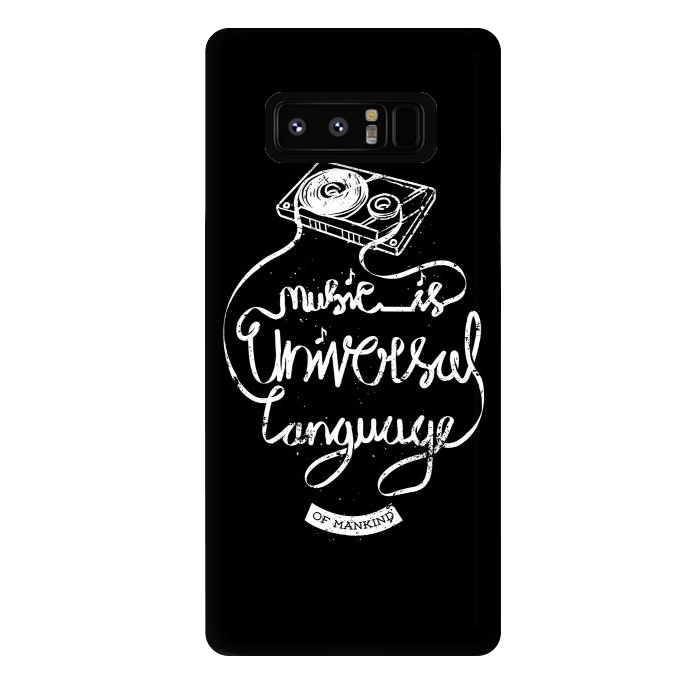 Galaxy Note 8 StrongFit Music is Universal Language of Mankind by Afif Quilimo