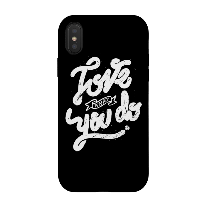 iPhone Xs / X StrongFit Love what to do by Afif Quilimo