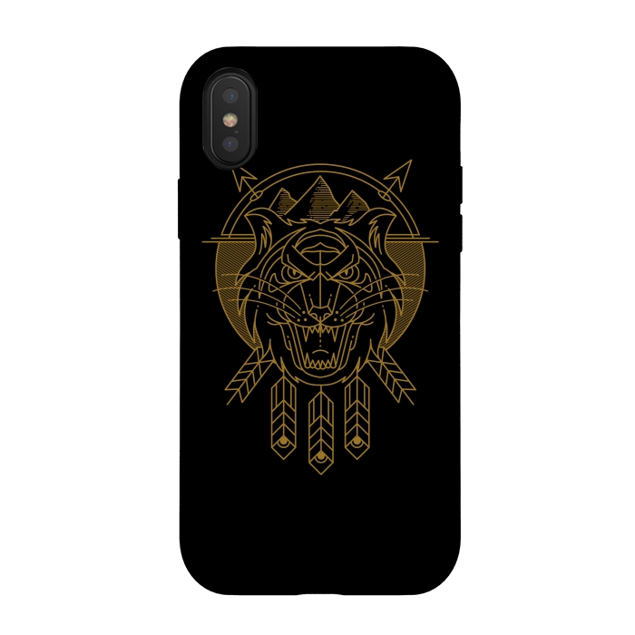 iPhone Xs / X StrongFit Tiger Killer by Afif Quilimo