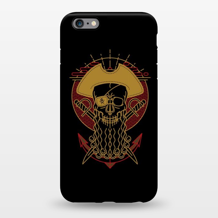 iPhone 6/6s plus StrongFit Skull Pirate by Afif Quilimo