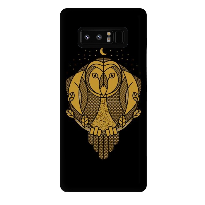 Galaxy Note 8 StrongFit Owl Night by Afif Quilimo