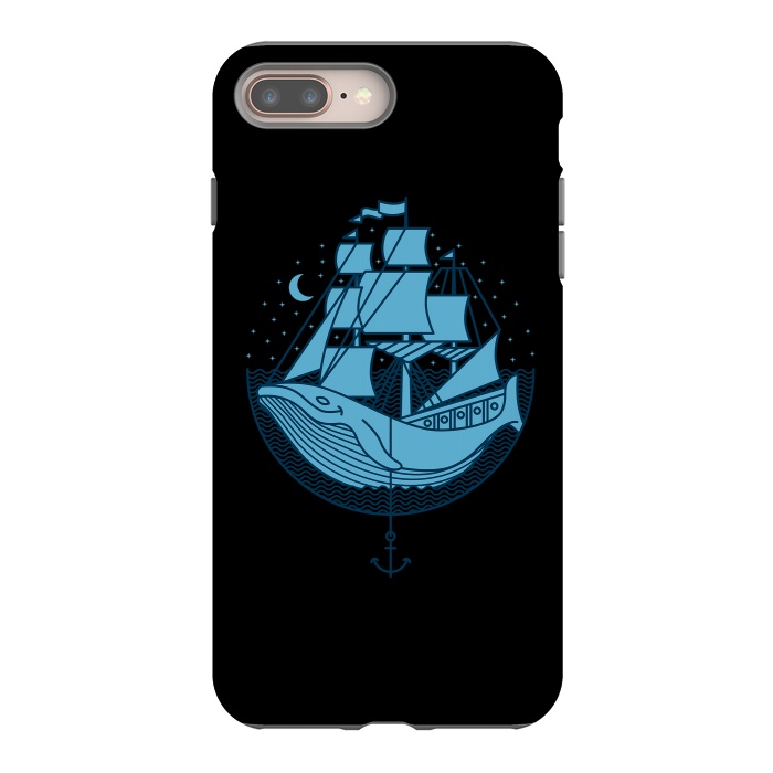 iPhone 7 plus StrongFit Whaleship by Afif Quilimo