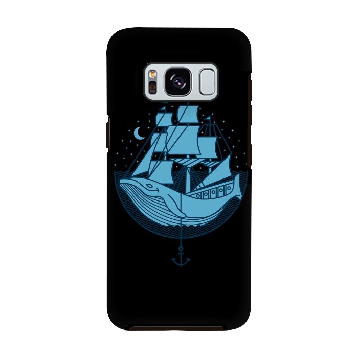 Galaxy S8 StrongFit Whaleship by Afif Quilimo
