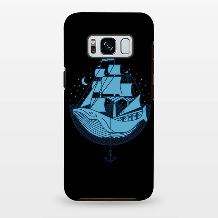 Galaxy S8 plus StrongFit Whaleship by Afif Quilimo