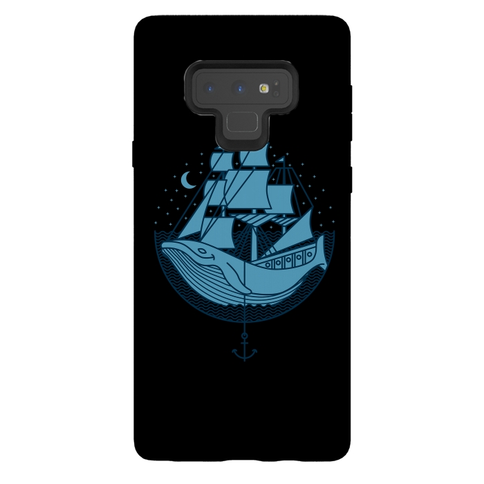 Galaxy Note 9 StrongFit Whaleship by Afif Quilimo