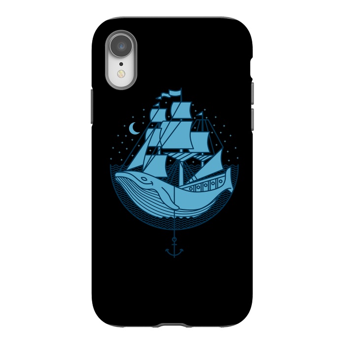 iPhone Xr StrongFit Whaleship by Afif Quilimo