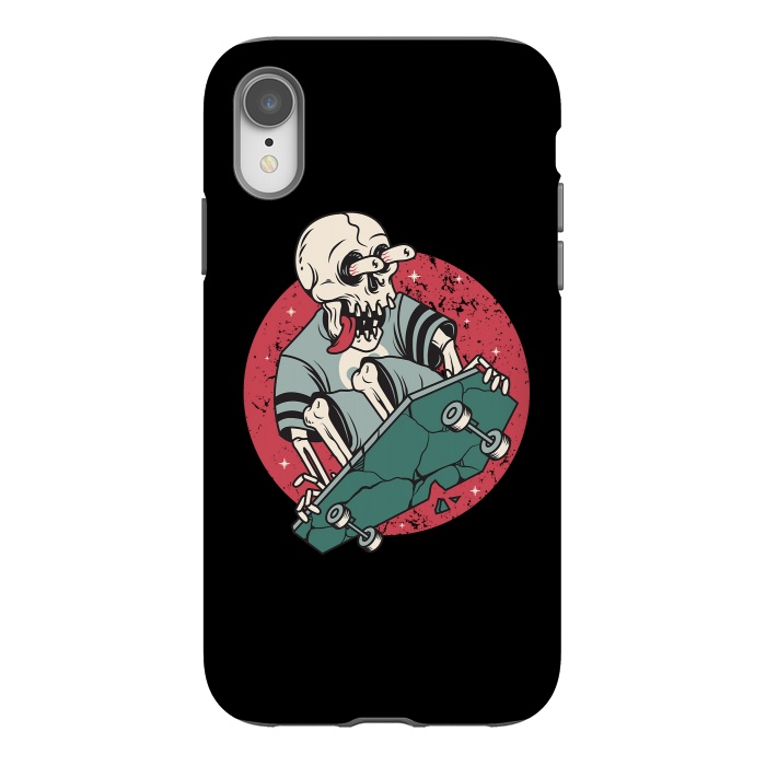 iPhone Xr StrongFit Skullboarding by Afif Quilimo