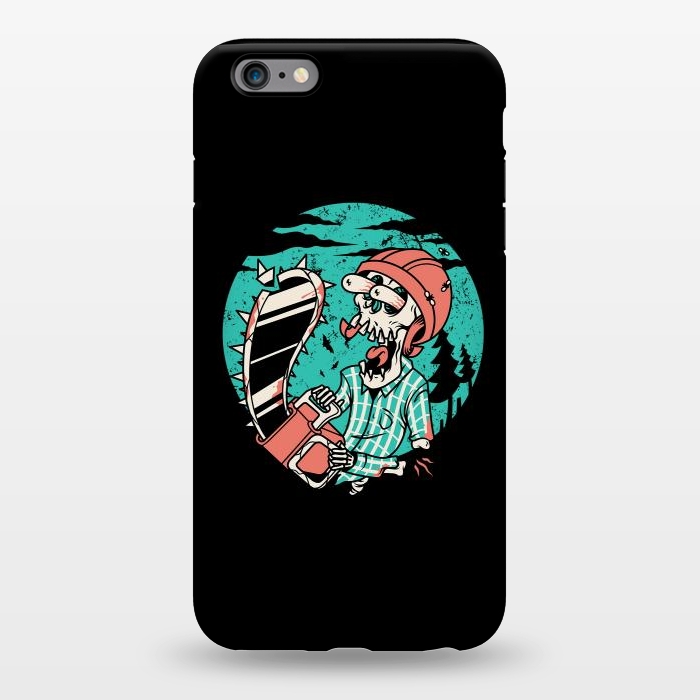 iPhone 6/6s plus StrongFit Skullchainsaw by Afif Quilimo