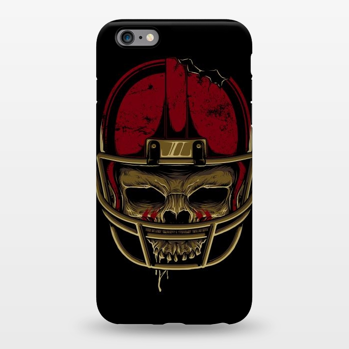 iPhone 6/6s plus StrongFit American Football Skull by Afif Quilimo