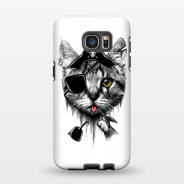Galaxy S7 EDGE StrongFit Piratecat by Afif Quilimo
