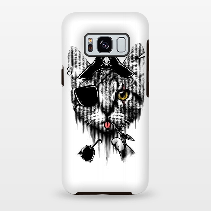 Galaxy S8 plus StrongFit Piratecat by Afif Quilimo