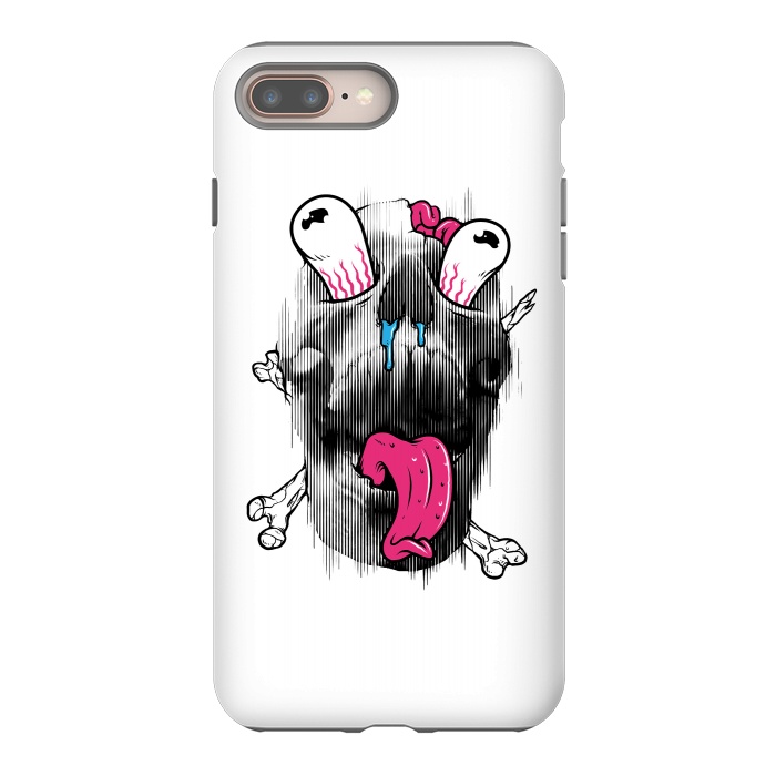 iPhone 7 plus StrongFit Scary Skull by Afif Quilimo