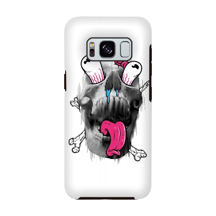 Galaxy S8 StrongFit Scary Skull by Afif Quilimo