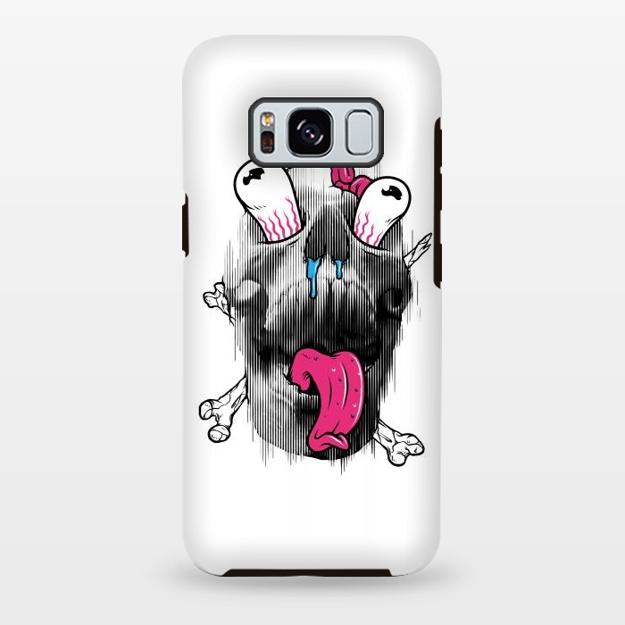 Galaxy S8 plus StrongFit Scary Skull by Afif Quilimo