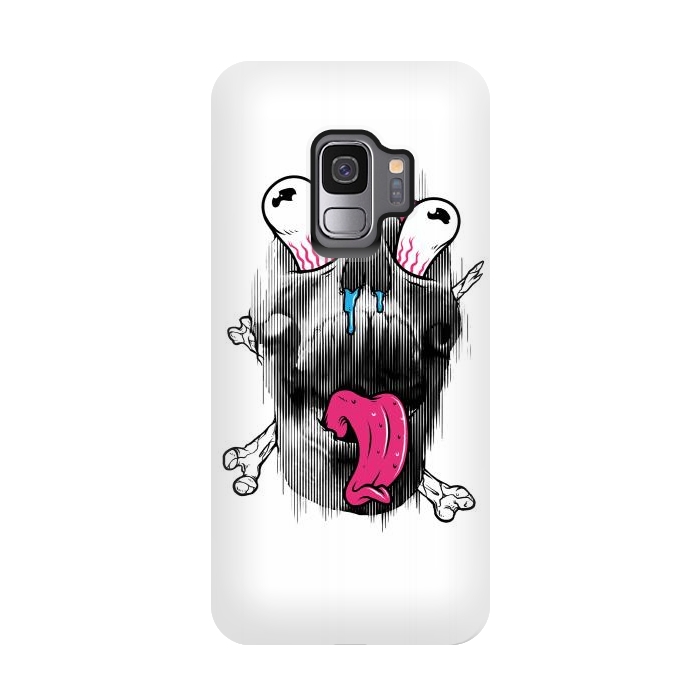 Galaxy S9 StrongFit Scary Skull by Afif Quilimo