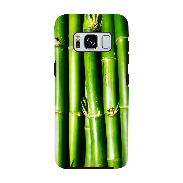 Galaxy S8 StrongFit Bamboo Zen Green Nature by BluedarkArt