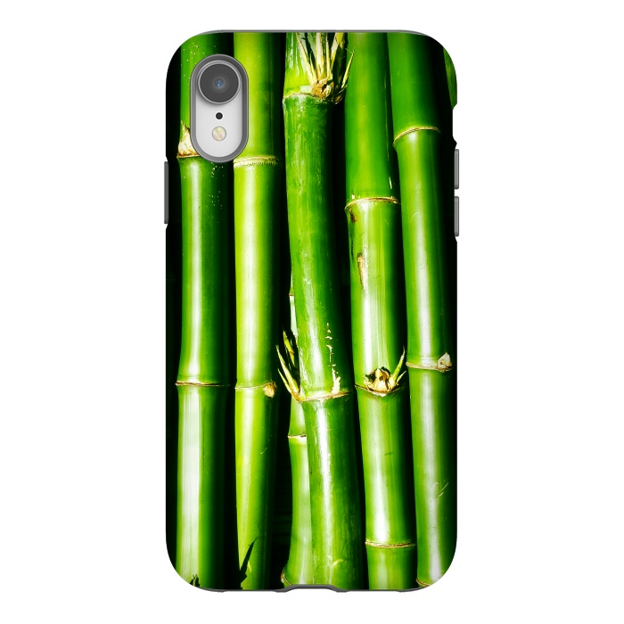 iPhone Xr StrongFit Bamboo Zen Green Nature by BluedarkArt