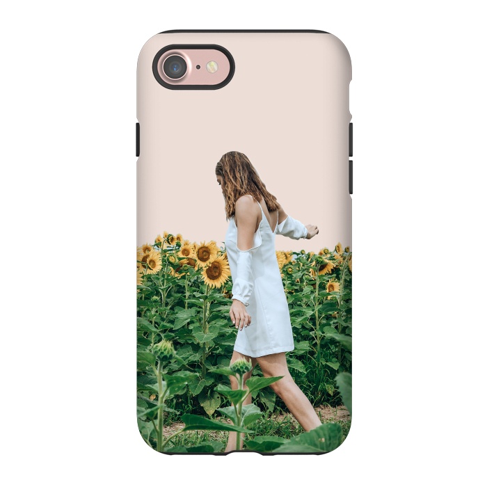 iPhone 7 StrongFit Lost in Sunflowers by Uma Prabhakar Gokhale