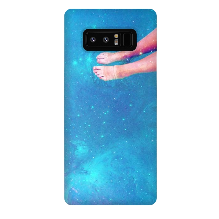 Galaxy Note 8 StrongFit Retro Space Swim by Uma Prabhakar Gokhale