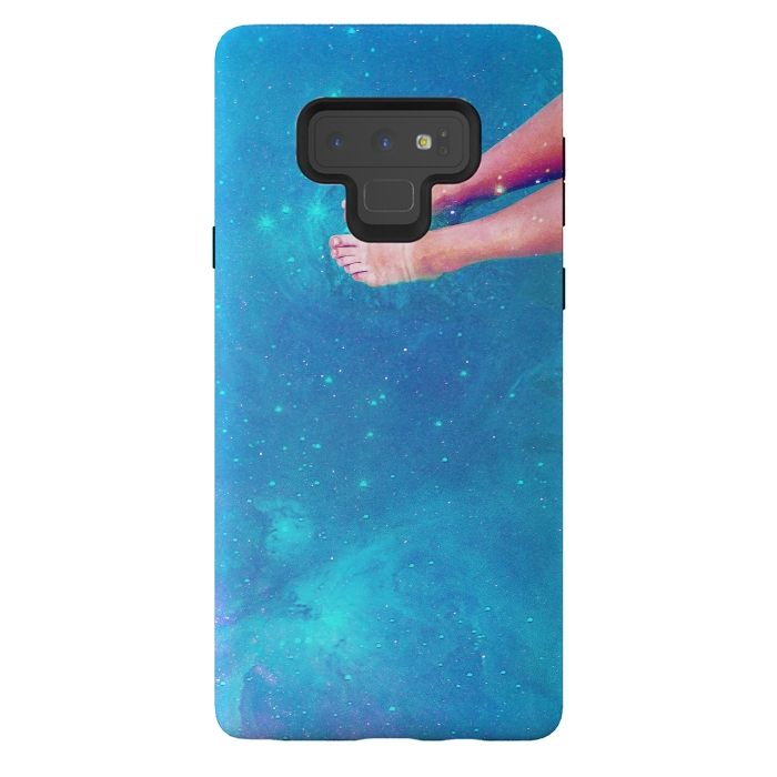 Galaxy Note 9 StrongFit Retro Space Swim by Uma Prabhakar Gokhale