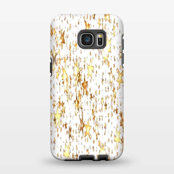 Galaxy S7 EDGE StrongFit Transparent Stars by IK Art