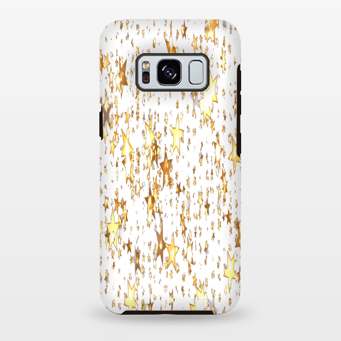 Galaxy S8 plus StrongFit Transparent Stars by IK Art