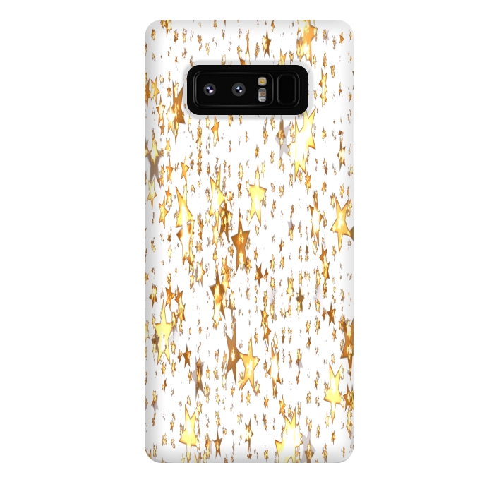 Galaxy Note 8 StrongFit Transparent Stars by IK Art