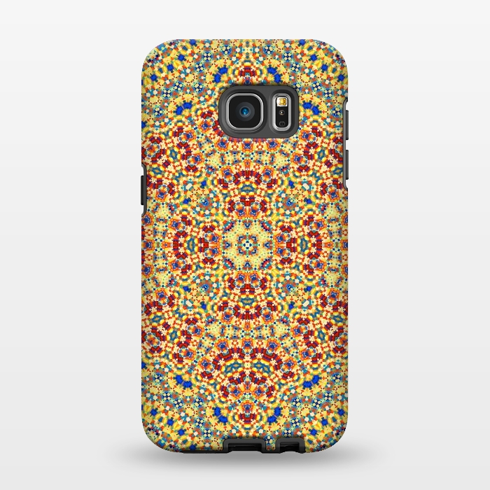 Galaxy S7 EDGE StrongFit Abstract Mandala XI by Art Design Works