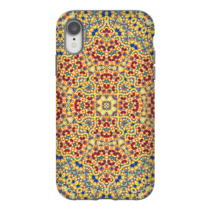 iPhone Xr StrongFit Abstract Mandala XI by Art Design Works