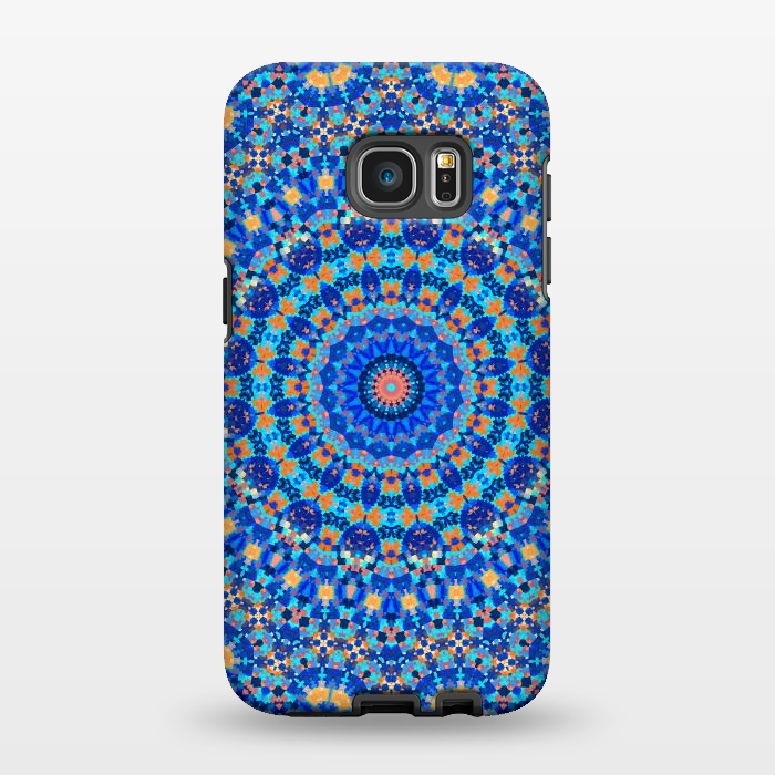 Galaxy S7 EDGE StrongFit Abstract Mandala III by Art Design Works
