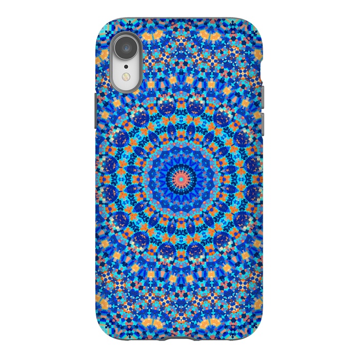 iPhone Xr StrongFit Abstract Mandala III by Art Design Works