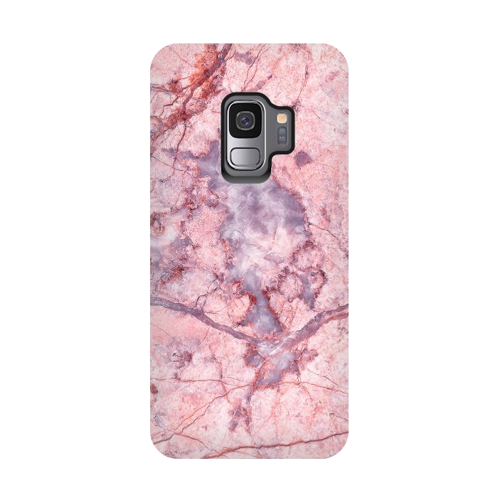 Galaxy S9 StrongFit Pink Marble by Art Design Works