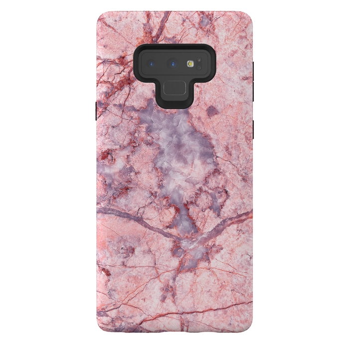 Galaxy Note 9 StrongFit Pink Marble by Art Design Works