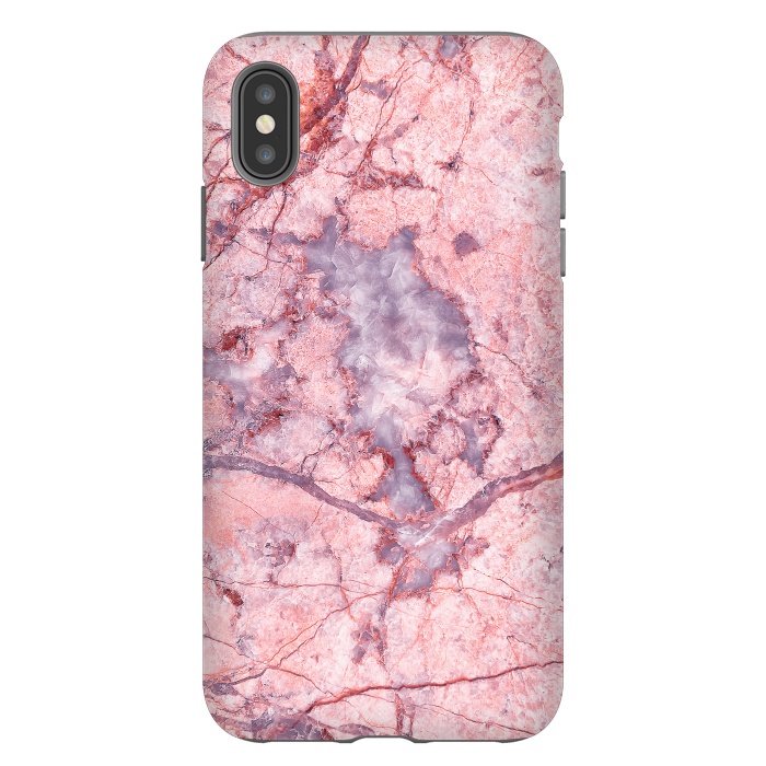 iPhone Xs Max StrongFit Pink Marble by Art Design Works
