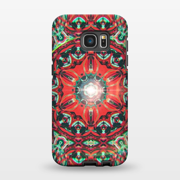 Galaxy S7 EDGE StrongFit Abstract Mandala I by Art Design Works