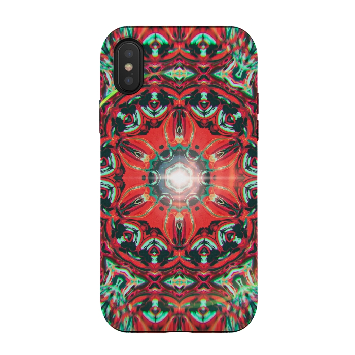iPhone Xs / X StrongFit Abstract Mandala I by Art Design Works