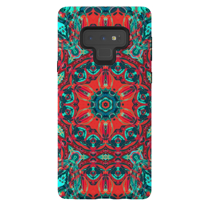 Galaxy Note 9 StrongFit Abstract Mandala II by Art Design Works