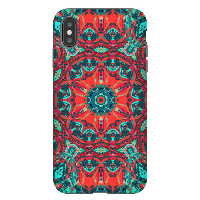 iPhone Xs Max StrongFit Abstract Mandala II by Art Design Works