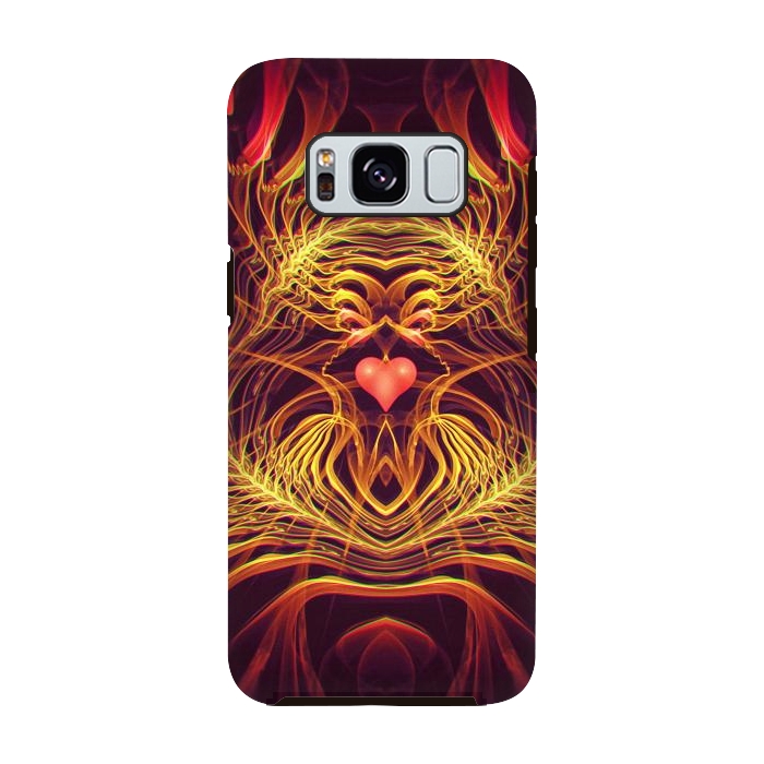 Galaxy S8 StrongFit Fractal Heart by Art Design Works