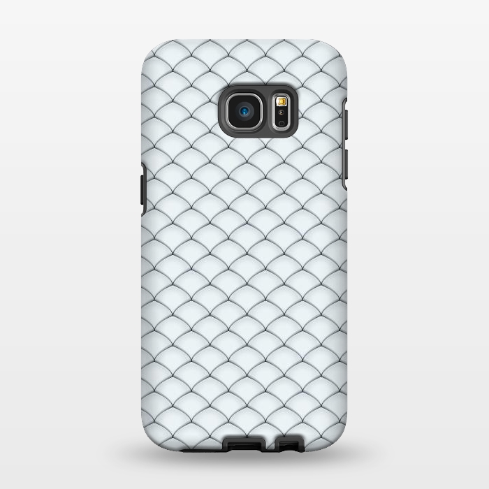 Galaxy S7 EDGE StrongFit Fish Scale Pattern by Art Design Works
