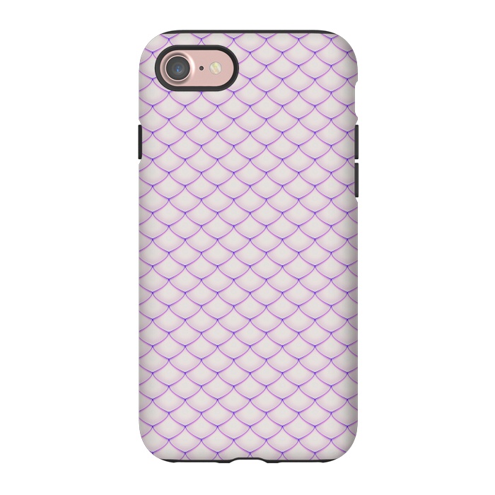 iPhone 7 StrongFit Pink Fish Scale Pattern by Art Design Works