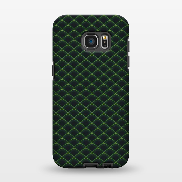 Galaxy S7 EDGE StrongFit Reptile Scales Pattern by Art Design Works