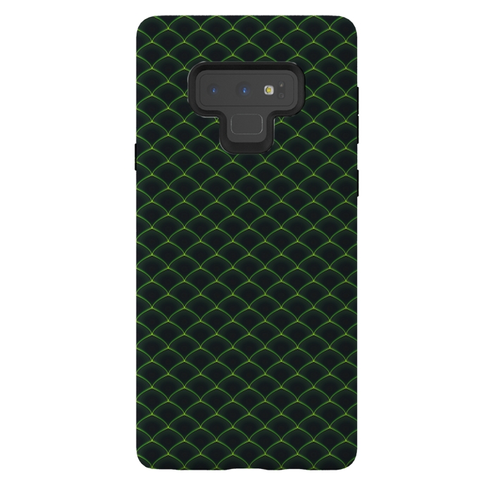 Galaxy Note 9 StrongFit Reptile Scales Pattern by Art Design Works