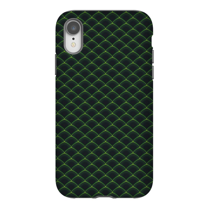 iPhone Xr StrongFit Reptile Scales Pattern by Art Design Works